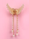 Pearl Tassel Wing Clip