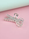 Silver Scissor Claw Clip
