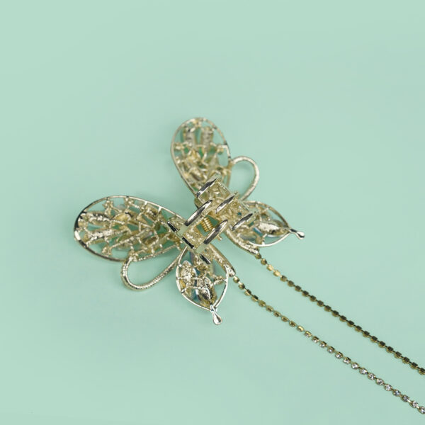 Multi Stone Butterfly Clip - Image 4