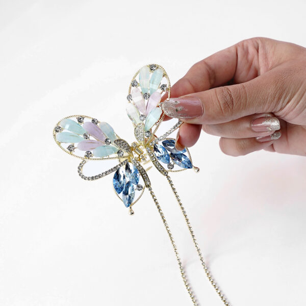 Multi Stone Butterfly Clip - Image 5