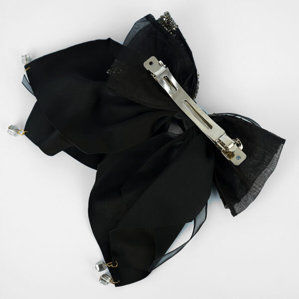Black Silk Bow - Image 5