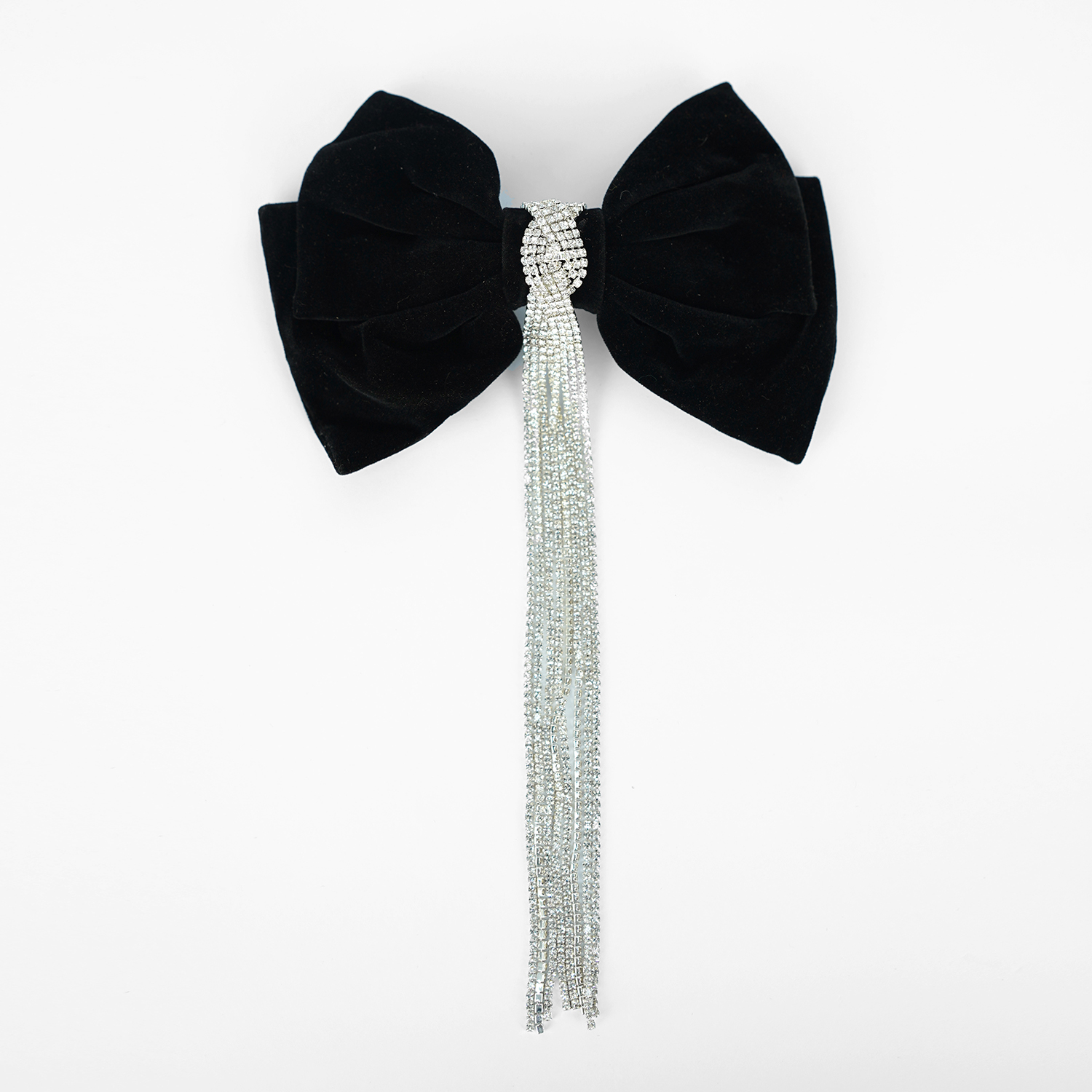 Velvet Bow Rhinestone